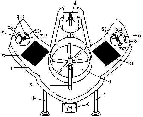 Remote control drone sowing device and sowing method thereof