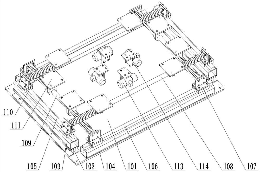 Automobile vehicle reliability test bench and its application method