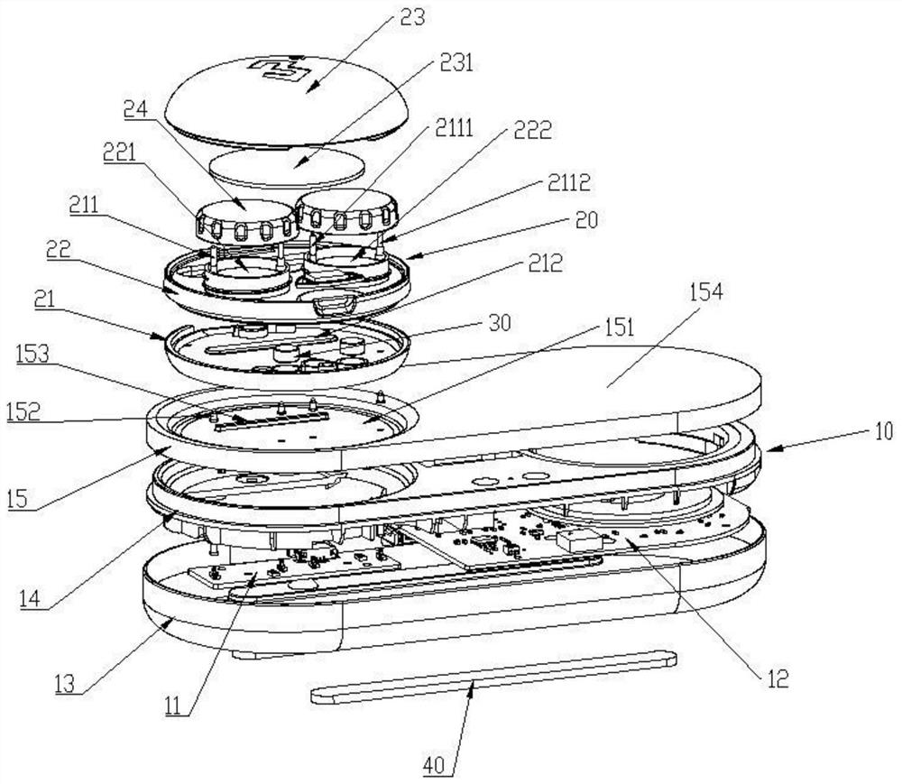 Novel contact lens cleaning device