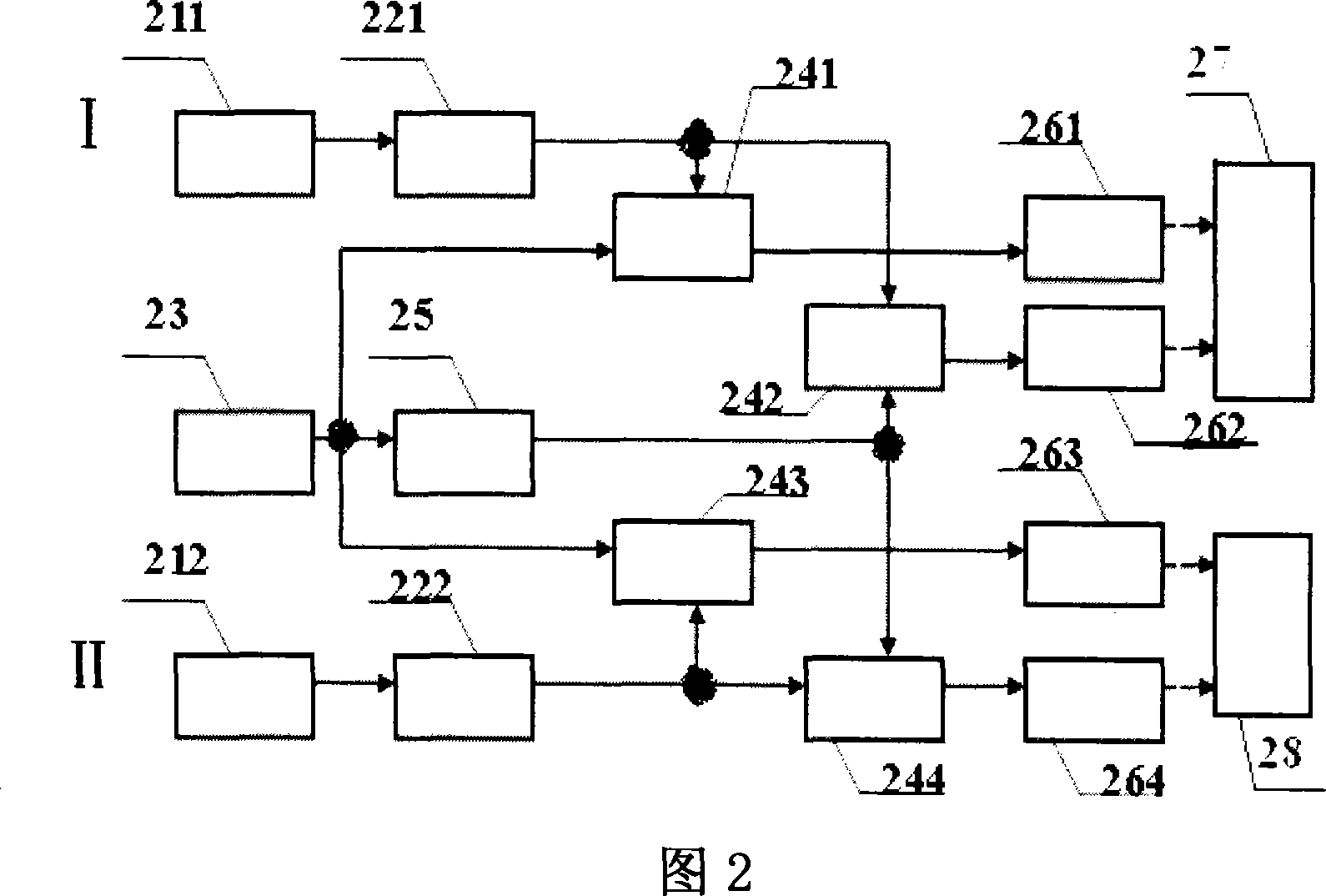 Photoelectric heterodyne detection circuit