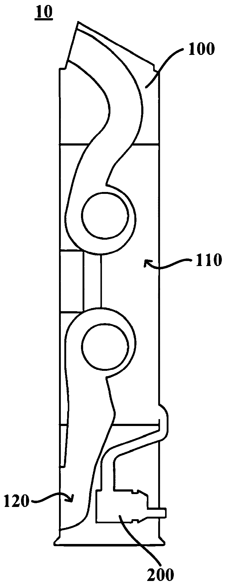 Air conditioner indoor unit with fresh air assembly