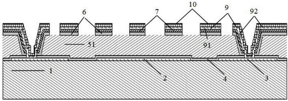 Uncooled infrared focal planedetector pixel and preparation method thereof