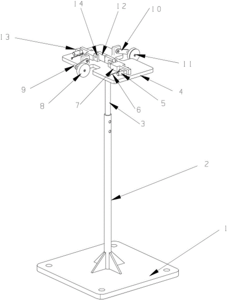 Optical cable external diameter detection device and application thereof