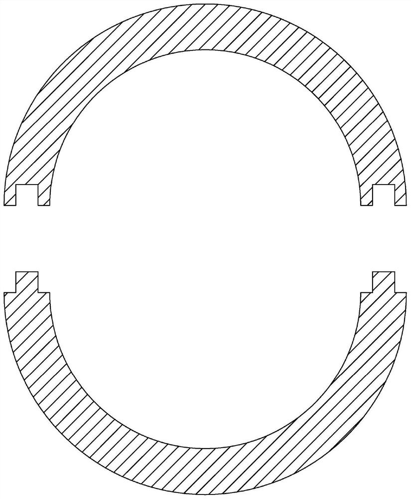 Embedded and buckled type wax mold forming method