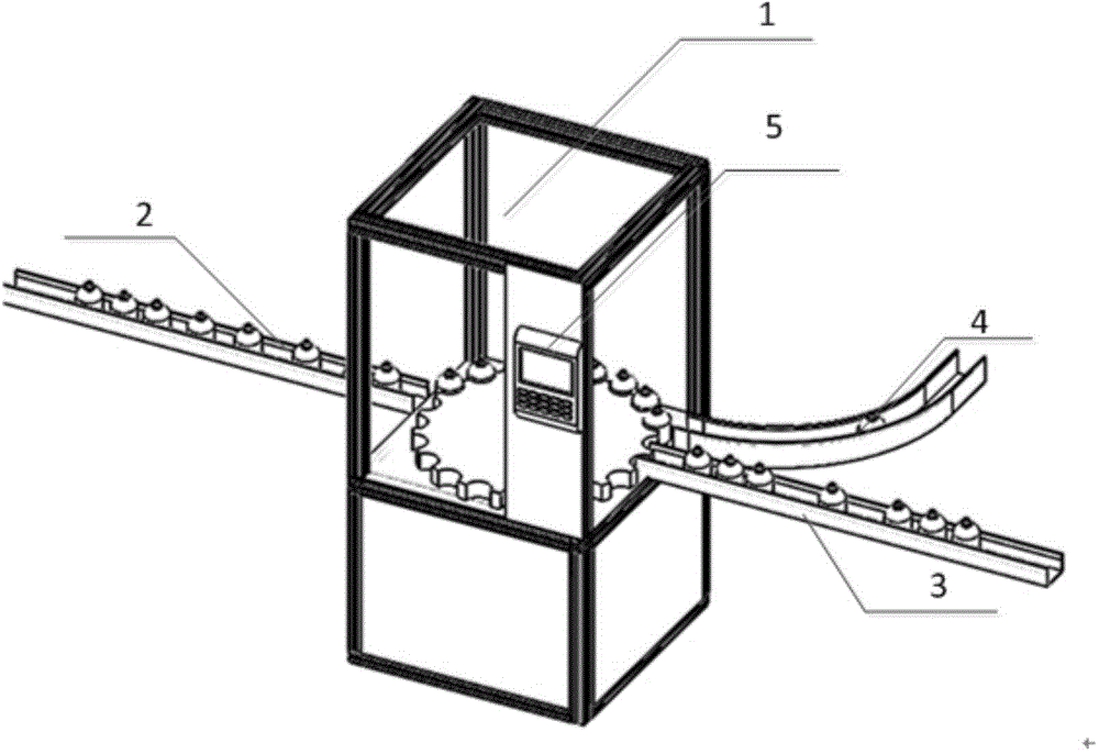 Device and method for automatically detecting foreign matters in white spirit bottle based on vision