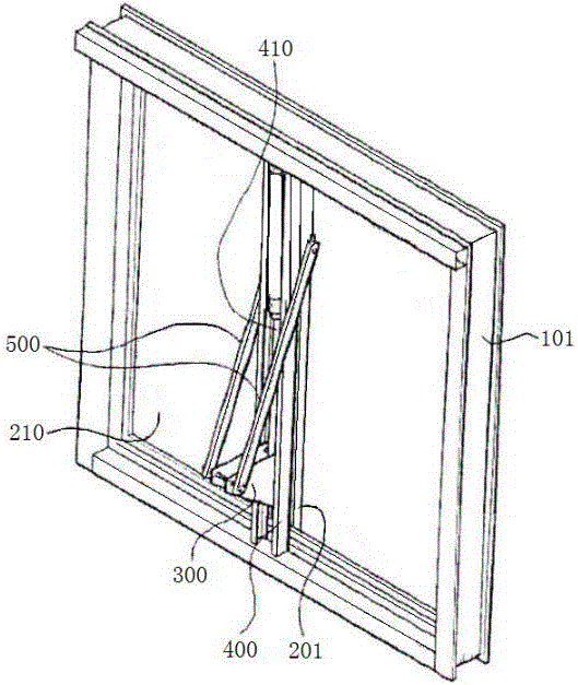 Intelligent smoke-induction control pneumatic smoke exhausting window