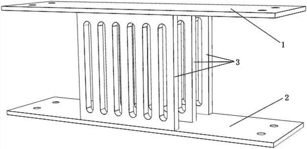 Staged energy-consuming metal damper