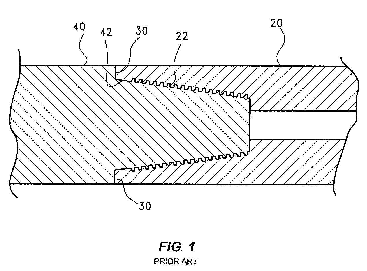 Sucker rod connection with improved fatigue resistance, formed by applying diametrical interference to reduce axial interference