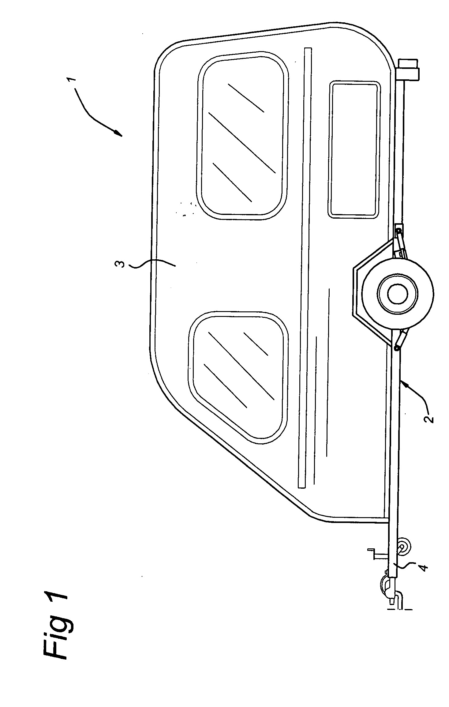 Auxiliary drive for a trailer