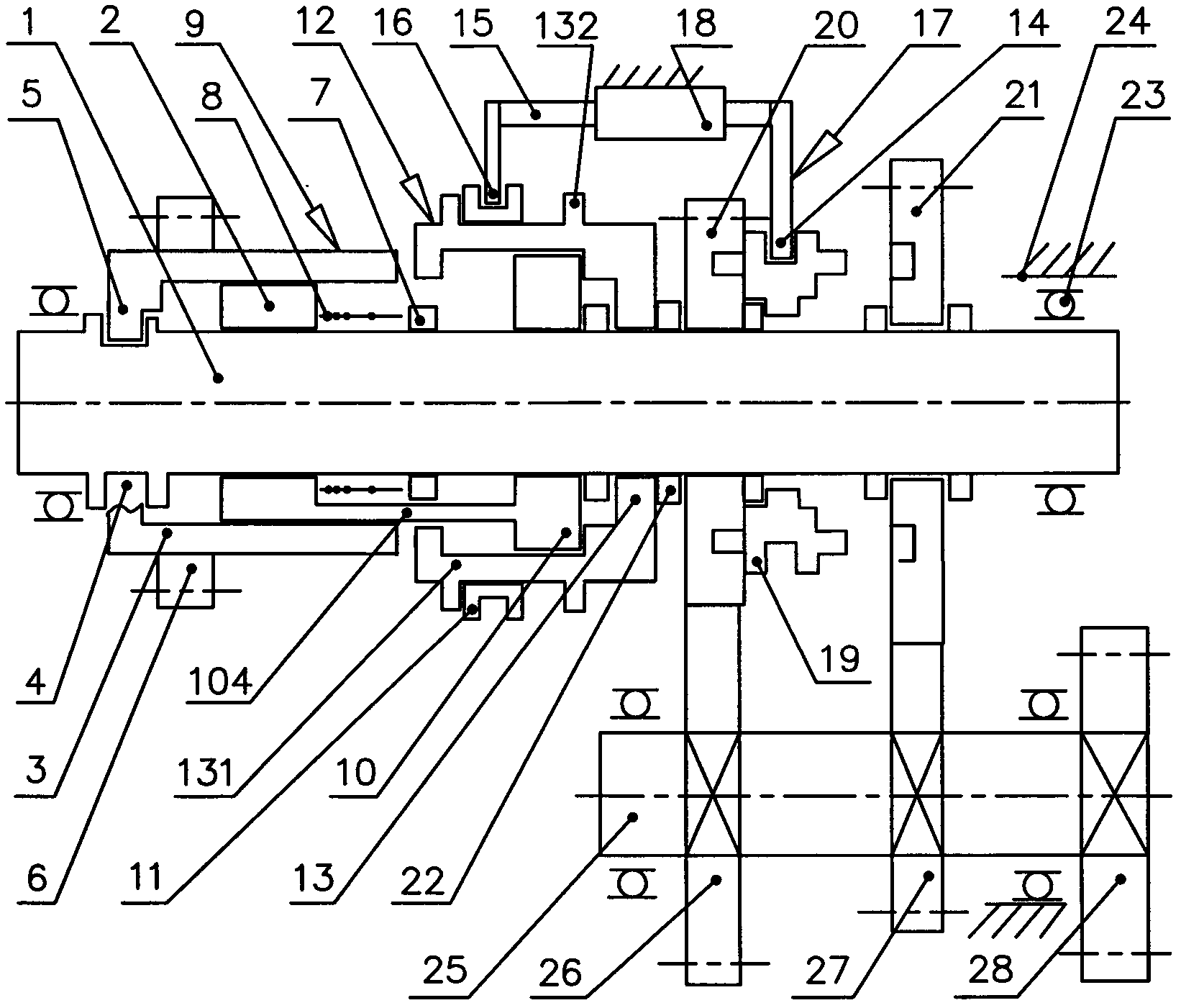 Automatic speed changer