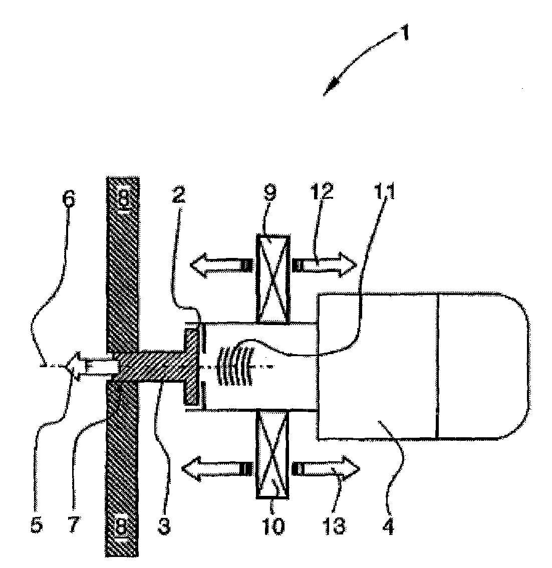 Vibrating rivet tool for pressing and fixing rivets in component holes and method for the use thereof