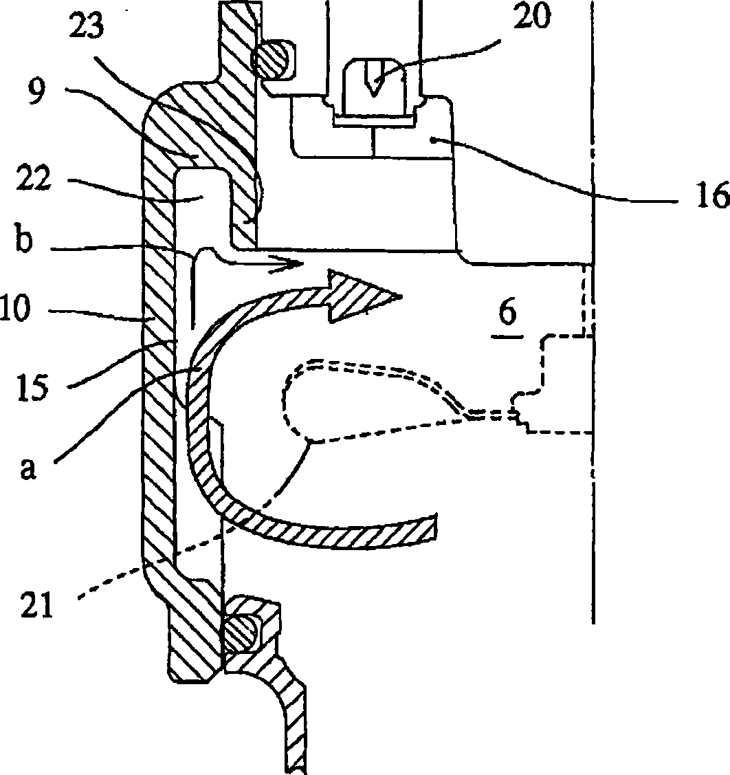 Gas combustion type driving tool