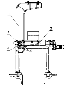 Hook head of steel hooking machine