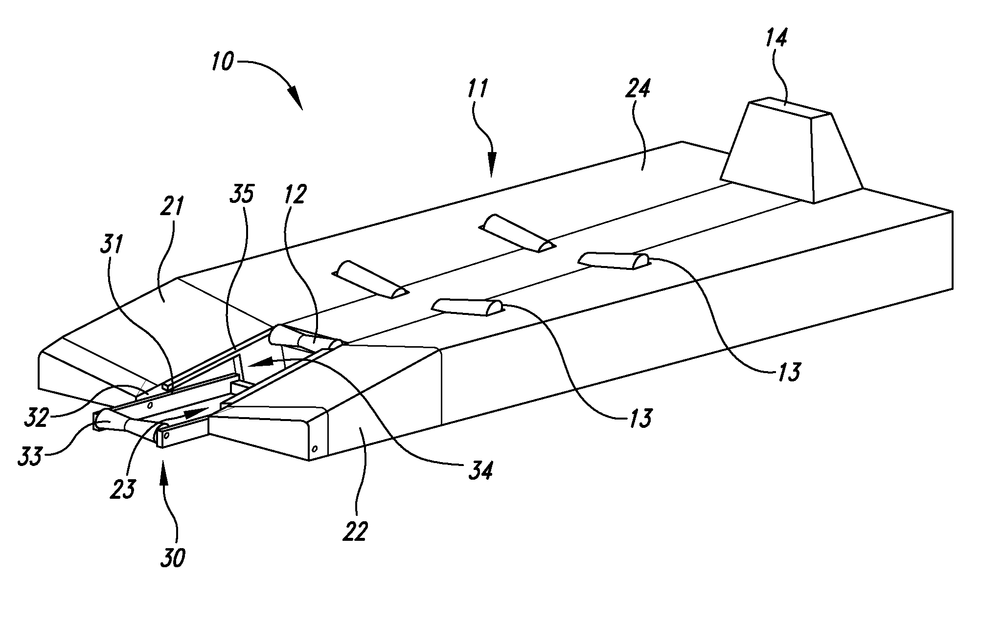 Floating drive-on watercraft docking system