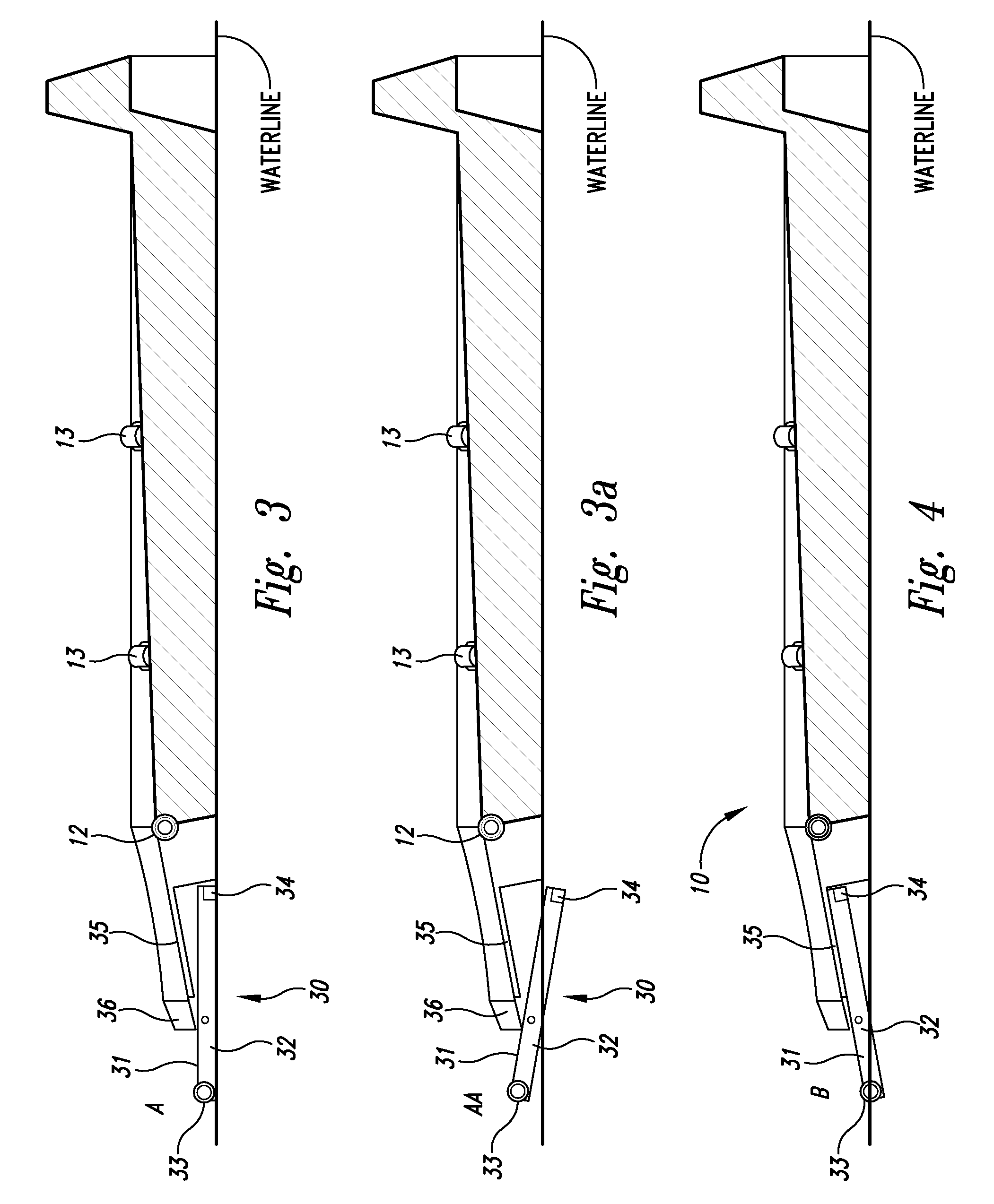 Floating drive-on watercraft docking system