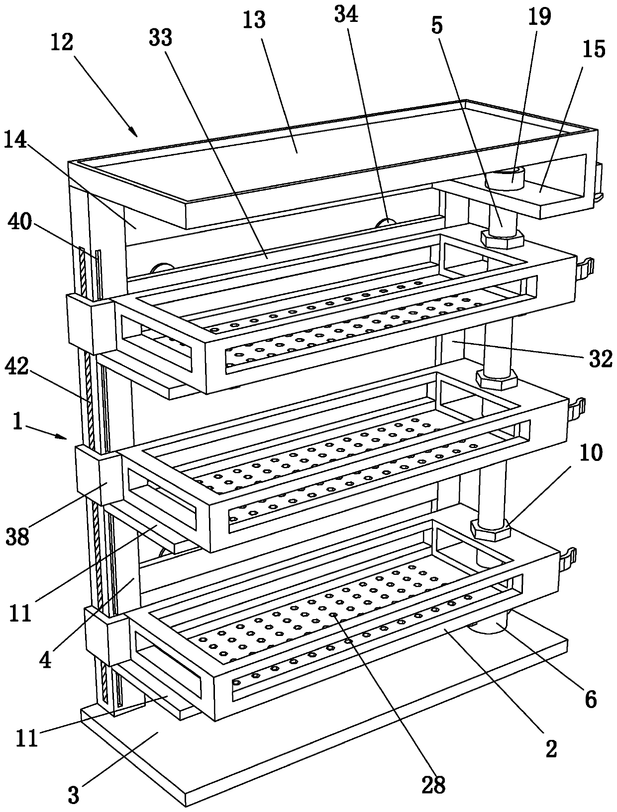 Kitchen storage rack and mounting method thereof