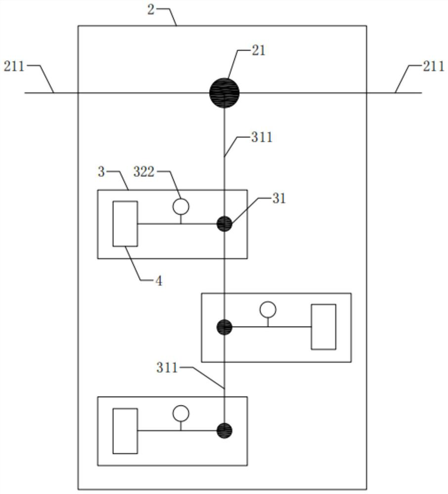 Node double-index-based rain sewage collection pipe network inspection system and method thereof