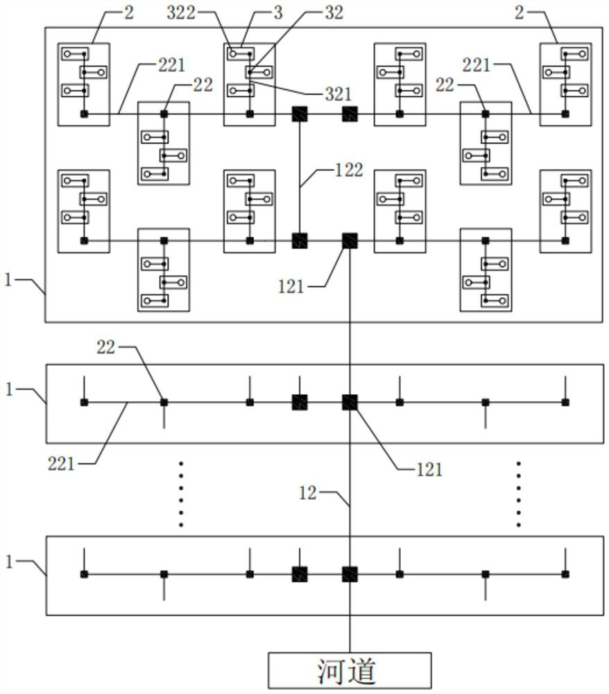 Node double-index-based rain sewage collection pipe network inspection system and method thereof