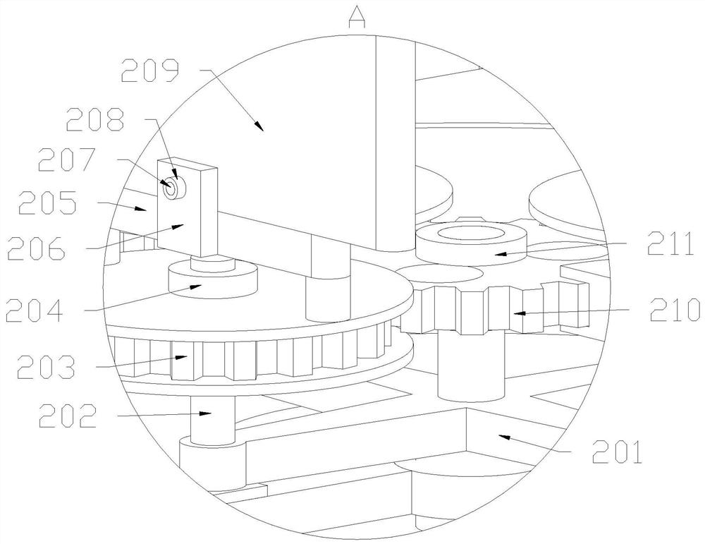 Academic interaction itinerant exhibition device based on scientific achievement management