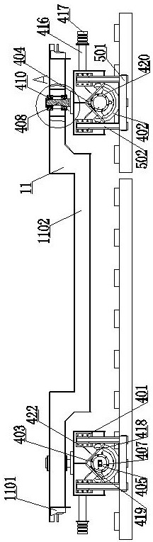 Two-way cable laying operation vehicle for highway