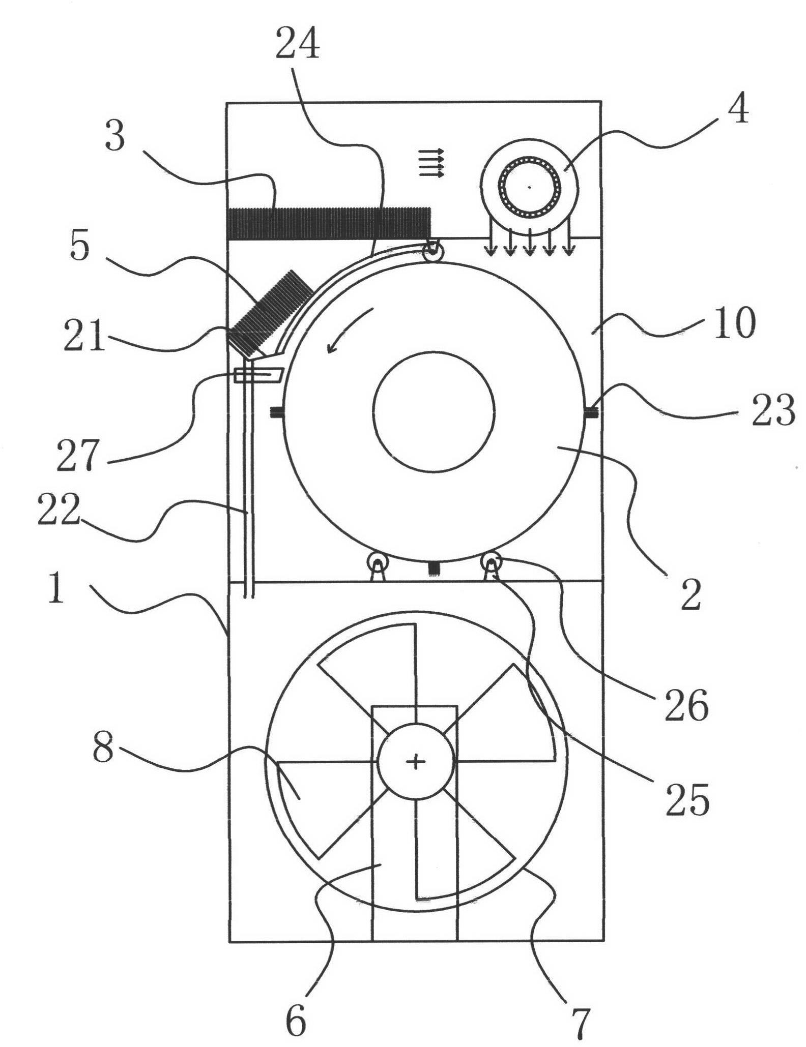 Heat pump industrial drying machine