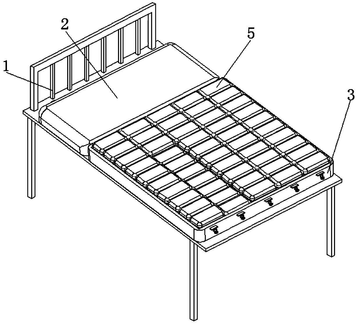 Neurology multifunctional rehabilitation nursing bed