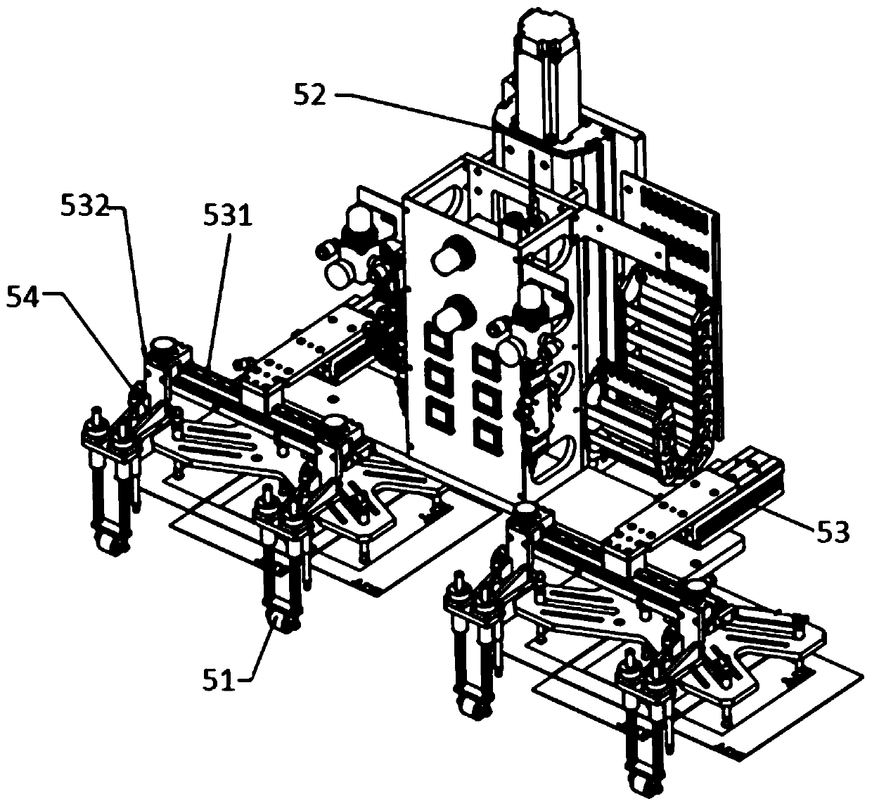 Module screen automatic inspection machine feeding station