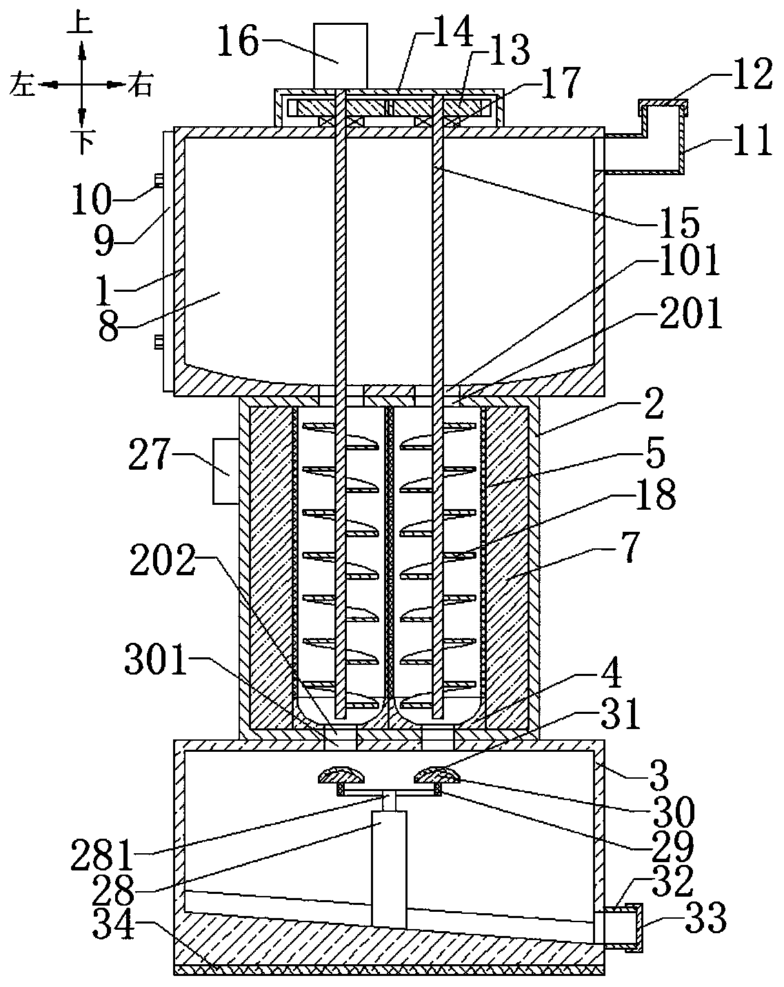 High efficiency air purification device capable of automatically adjusting using amount of molecular sieves