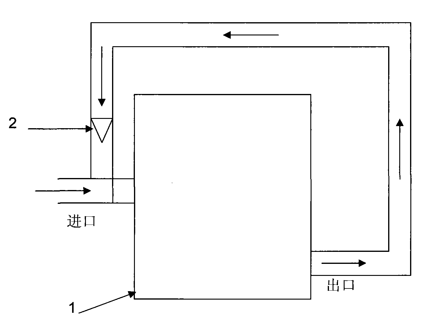 Tail gas processing system and method for anode of fuel cell