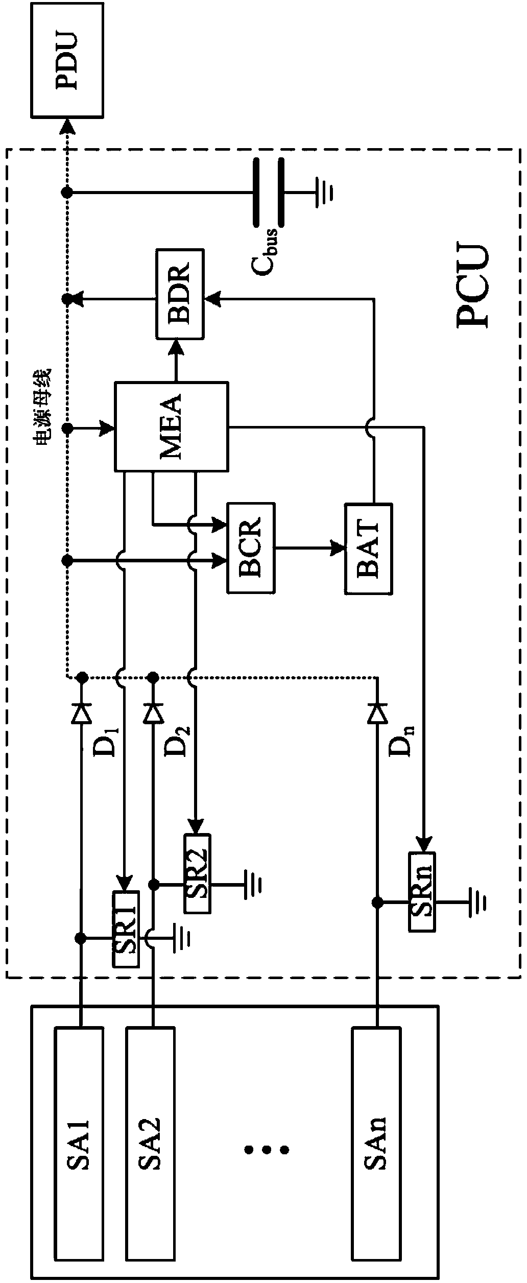 Wide-voltage-input efficient direct-current power converter for aerostat