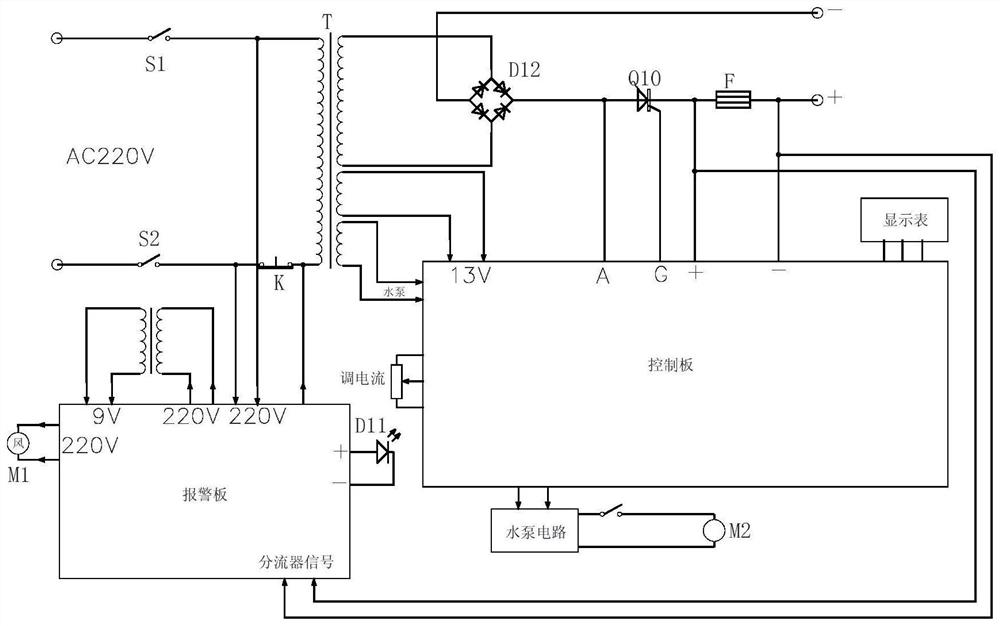 Weld bead cleaning machine protection circuit