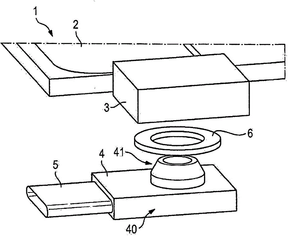 Cooling device, particularly for battery modules, and vehicle comprising such a cooling device