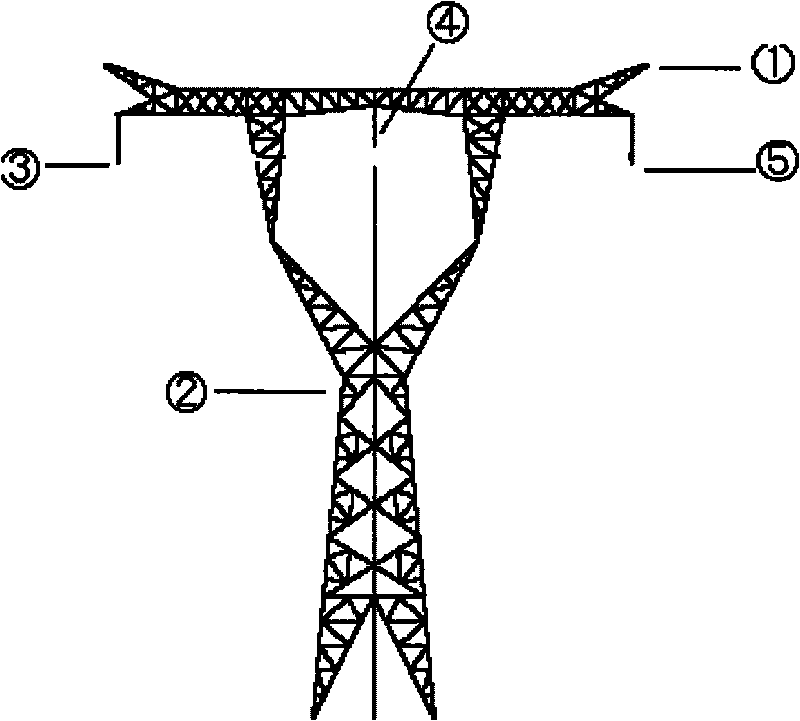 Testing method of parameters and characteristics of lightning strike of electric transmission line