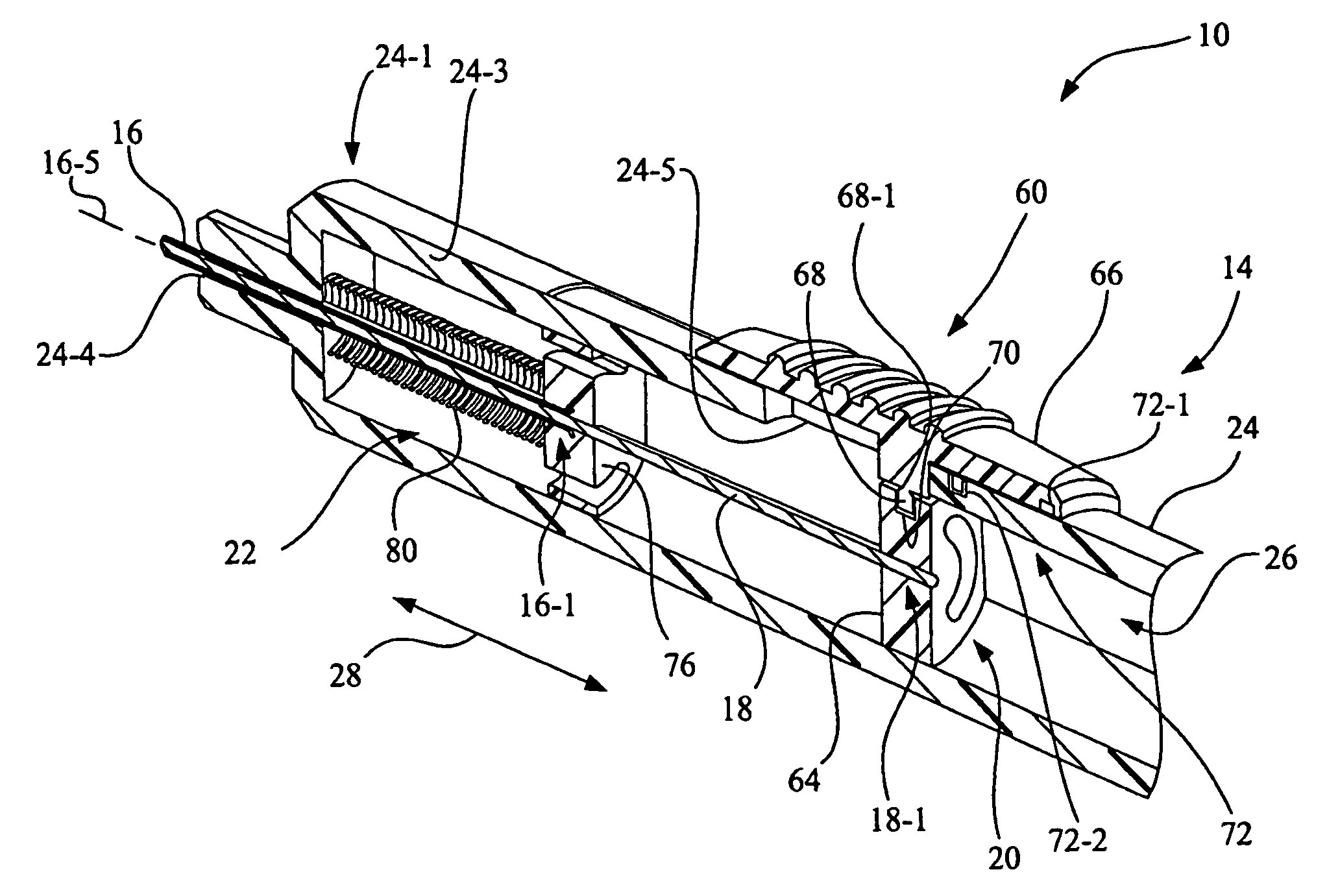 Marker delivery device for tissue marker placement