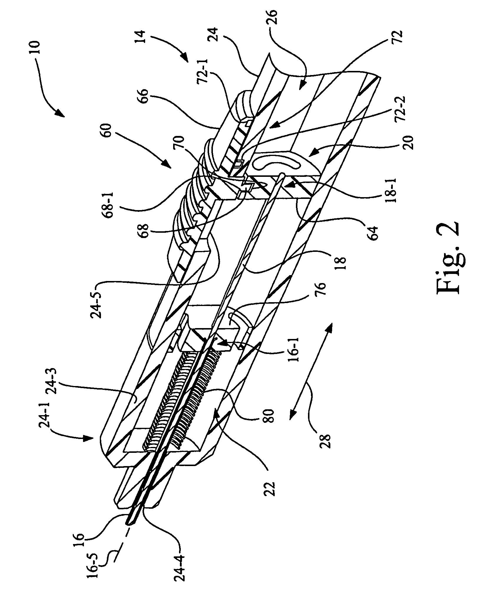 Marker delivery device for tissue marker placement