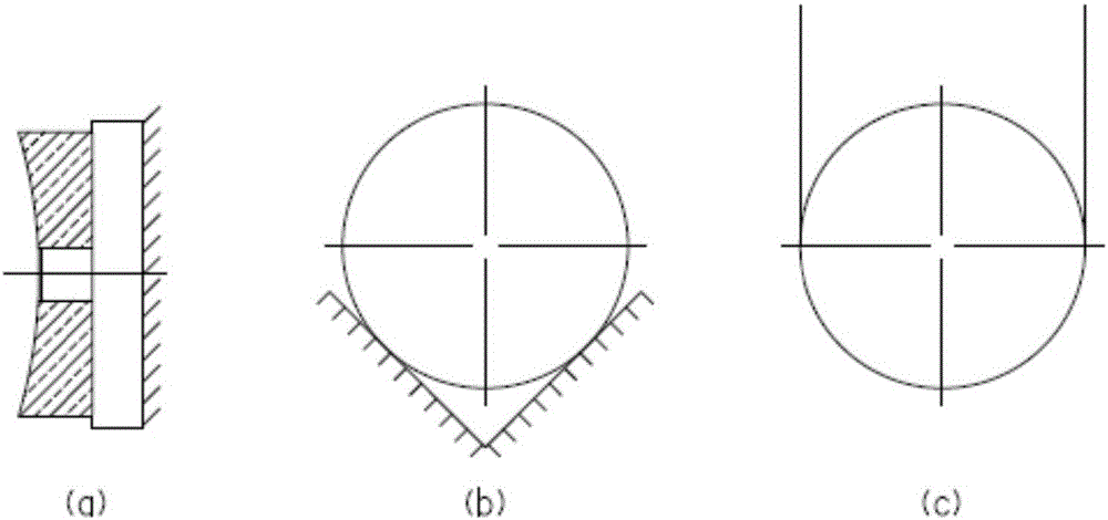 Optical system vertical type installation and detection device, and installation and detection method