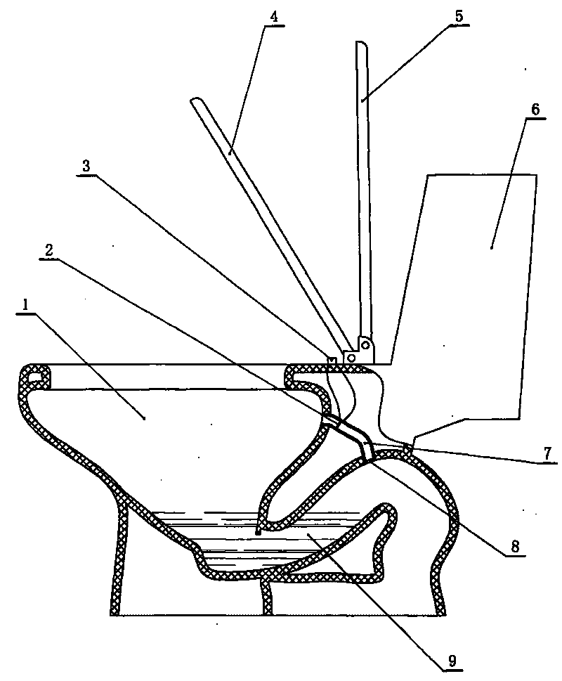 Water closet capable of removing odor