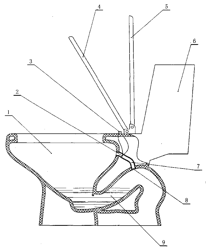 Water closet capable of removing odor