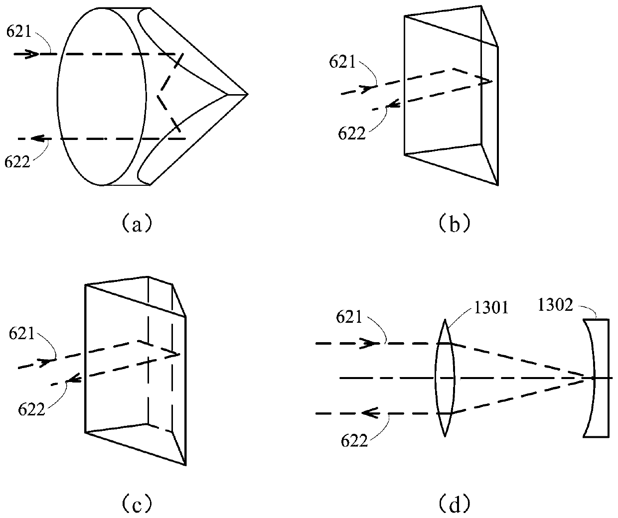 Displacement measuring device, displacement measuring method and photoetching equipment