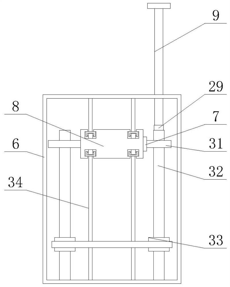 An outer edge polishing device for processing parts of a hydraulic press