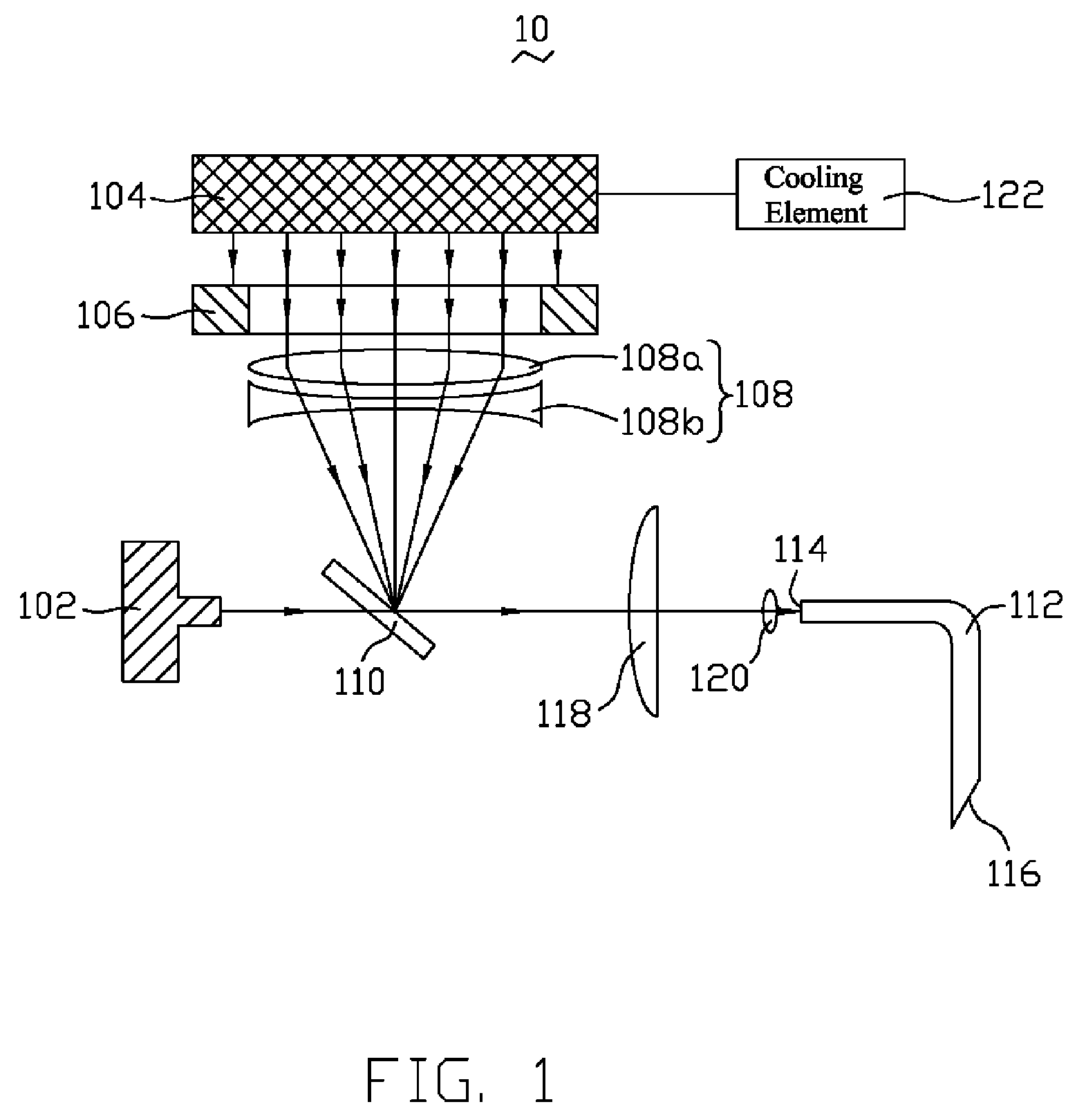 Laser device and laser system using same