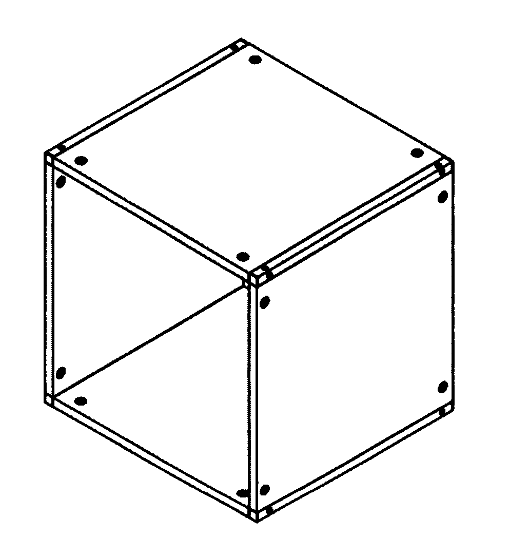 Connecting structure of panels