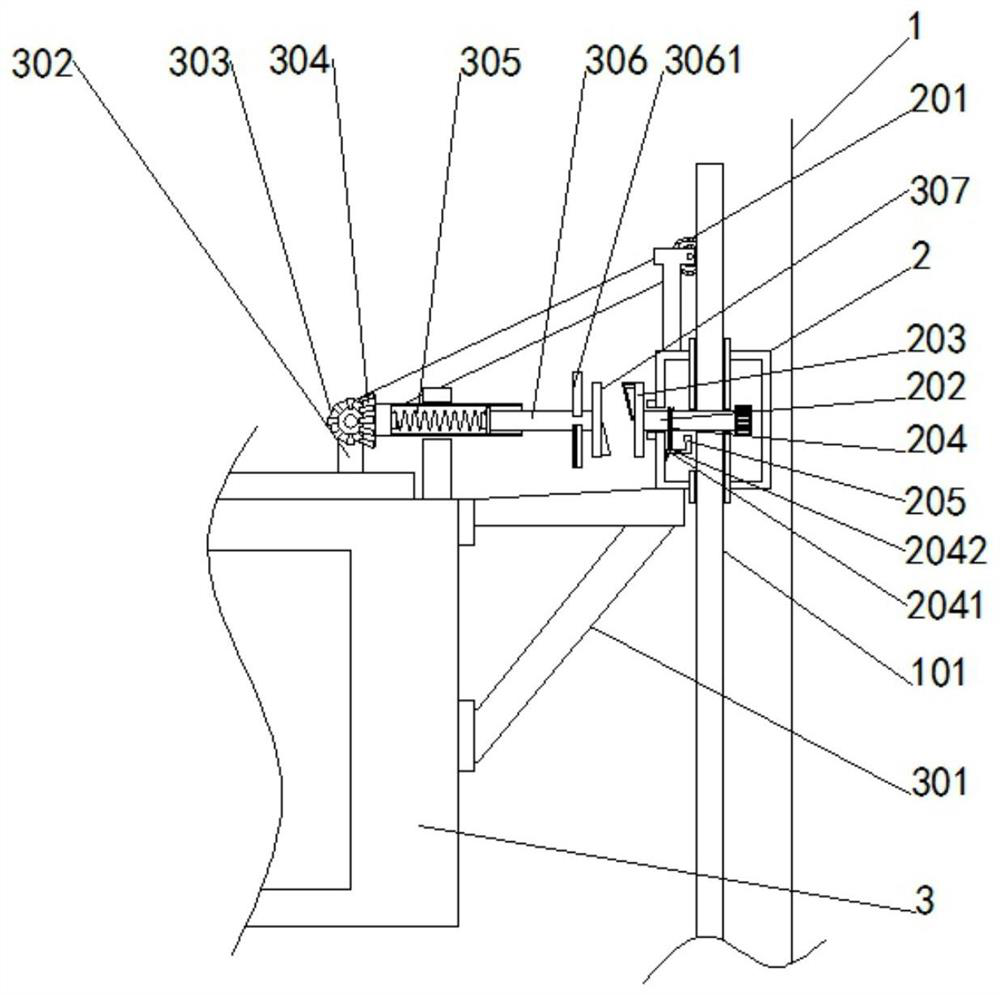 Accidental falling speed reduction structure for mine hoist