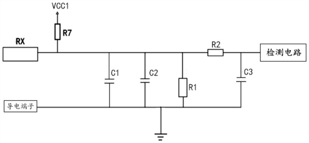 Liquid level detection circuit, power supply control circuit and disinfectant manufacturing machine