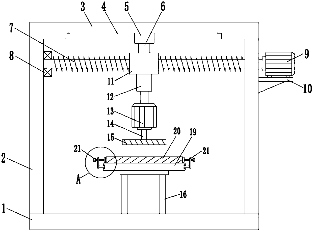 Polishing buffing device for machine manufacturing