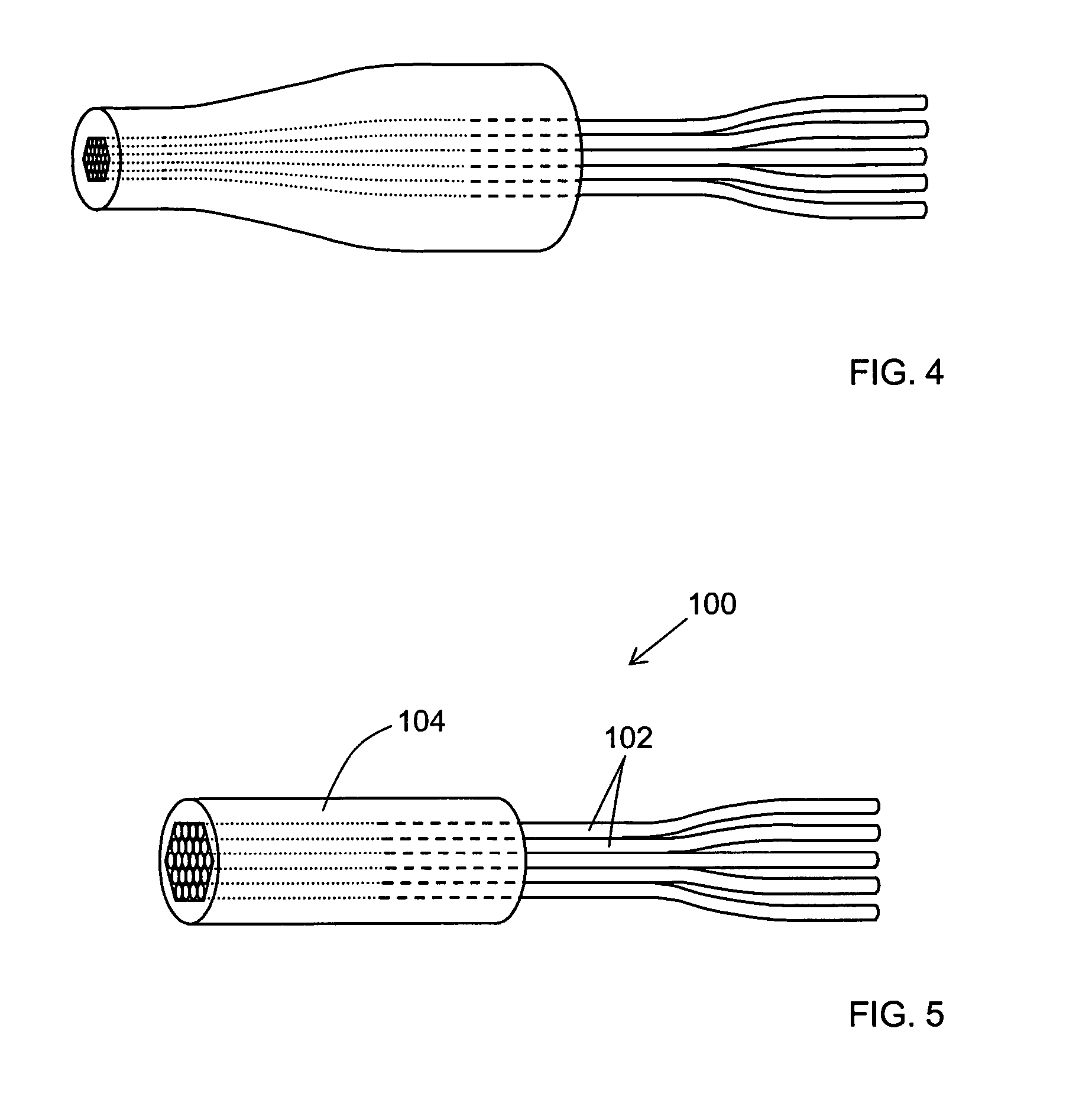 Fiber bundles and methods of making fiber bundles