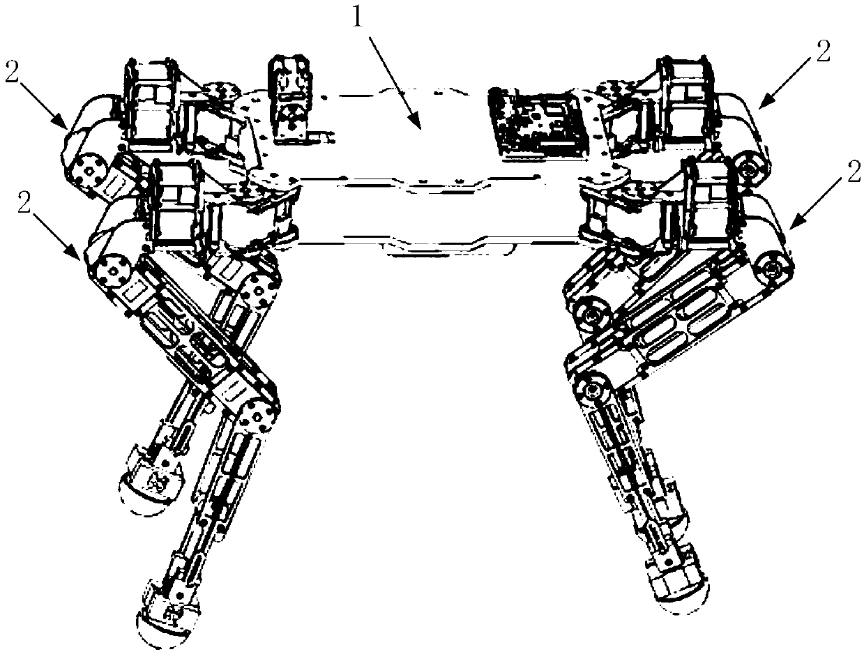 Variable configuration biomimetic quadruped robot