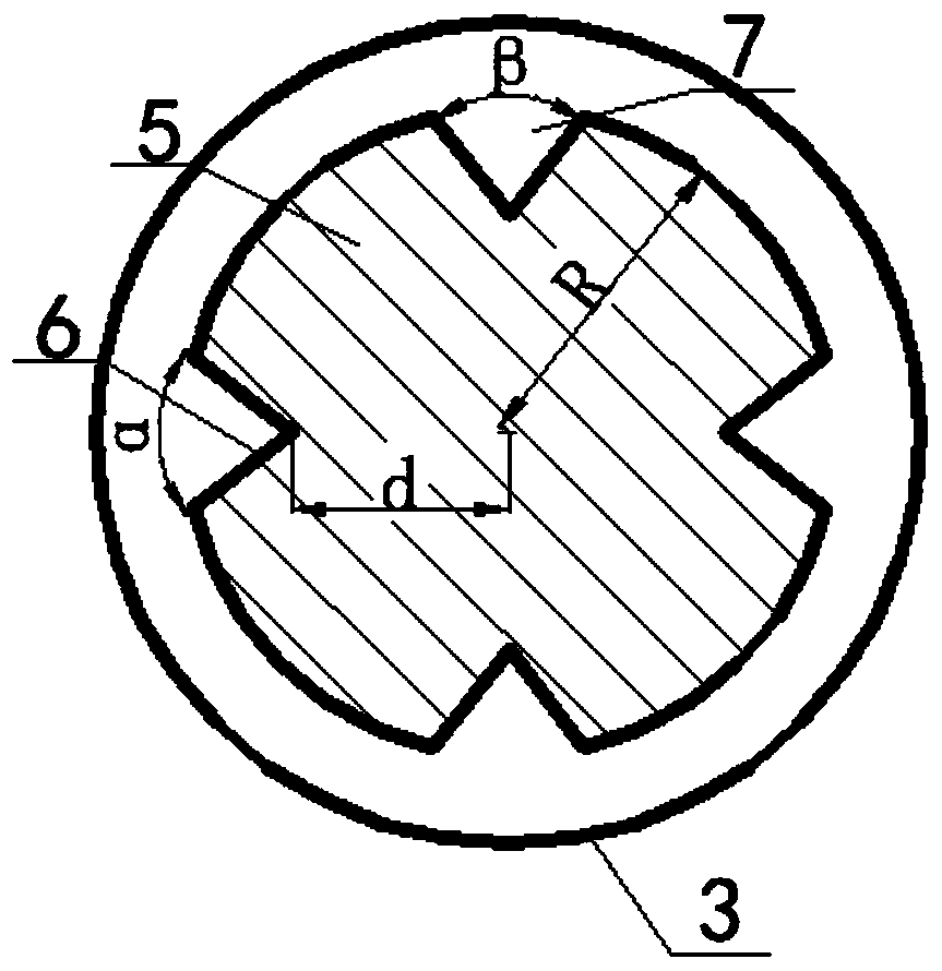 Heading shaped crack blasting method suitable for high-stress ore bodies