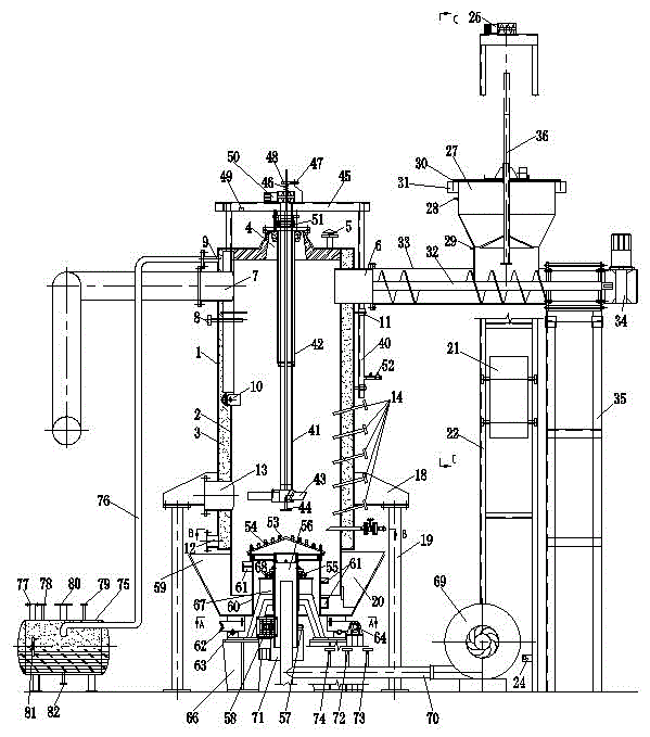 Intelligent control household garbage pyrolysis gasifier