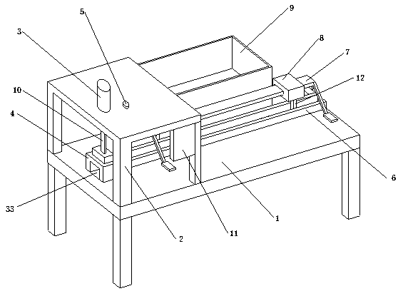 Steel pipe stamping and punching machine